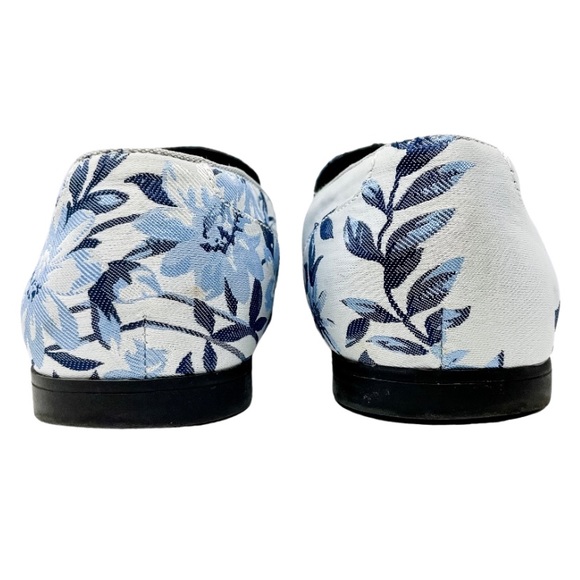 ASOS DESIGN loafers in blue floral print and snaffle detail Men’s 8.5 - Picture 10 of 13